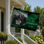 North Texas Mean Green House Flag Custom Framed Photo Green Black Best Selling