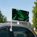 North Texas Mean Green House Flag Custom Speed Slashes Green Best Selling