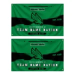 North Texas Mean Green House Flag Customized Brushed Streaks Green Best Selling