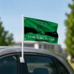 North Texas Mean Green House Flag Customized Brushed Streaks Green Best Selling