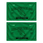 North Texas Mean Green House Flag Customized Ornate Border Green Best Selling