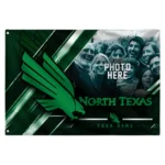 North Texas Mean Green House Flag Personalized Diagonal Stripes Green Best Selling