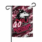 Northern Illinois Huskies Garden Flag Custom Glowing Star Red Best Selling