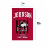 Northern Illinois Huskies Garden Flag Customized Distressed Stripes Red Best Selling