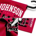 Northern Illinois Huskies Garden Flag Customized Distressed Stripes Red Best Selling