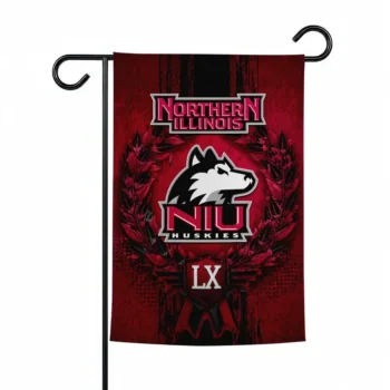 Northern Illinois Huskies Garden Flag Customized Laurel Wreath Red Best Selling
