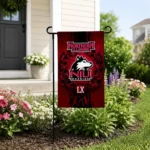 Northern Illinois Huskies Garden Flag Customized Laurel Wreath Red Best Selling