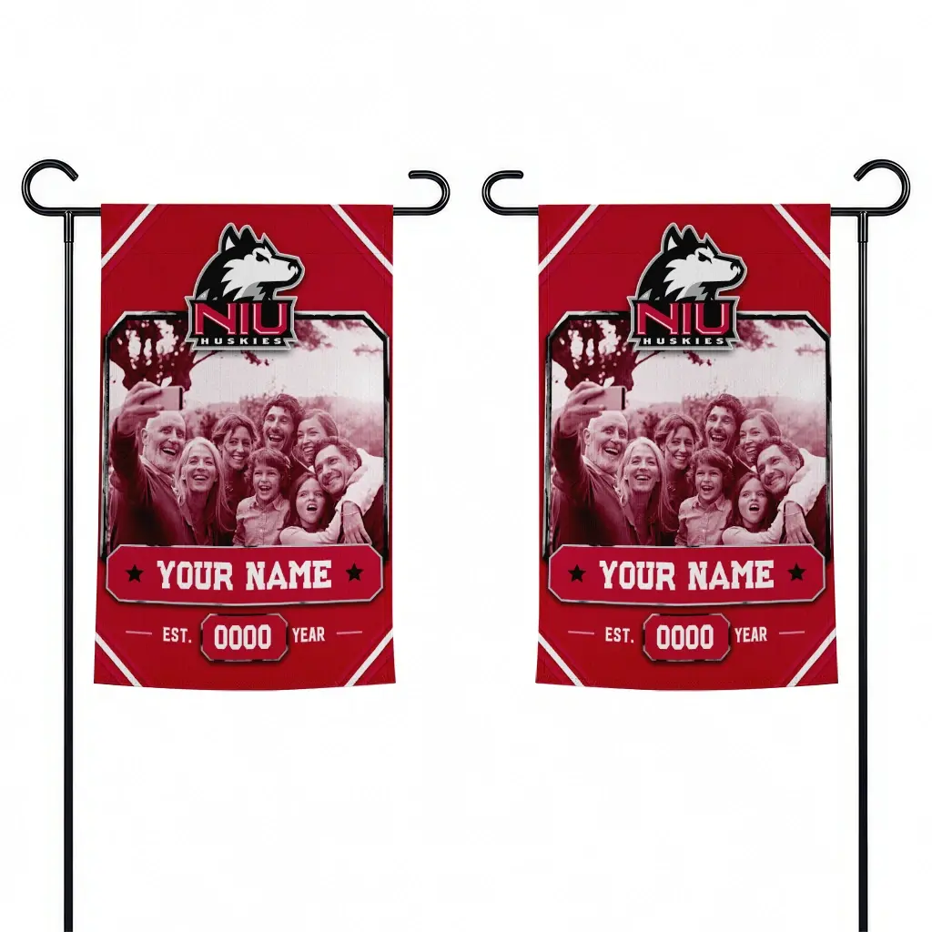 Northern Illinois Huskies Garden Flag Customized Photo Frame Red Fashion Forward Northern Illinois Huskies Garden Flag Customized Photo Frame Red Fashion Forward