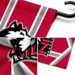 Northern Illinois Huskies Garden Flag Personalized Chevron Stripes Red Best Selling