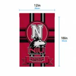 Northern Illinois Huskies Garden Flag Personalized Circle Medallion Red Best Selling