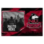 Northern Illinois Huskies House Flag Customized Framed Photo Red Black Best Selling