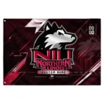 Northern Illinois Huskies House Flag Customized Speed Slashes Red Best Selling
