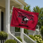 Northern Illinois Huskies House Flag Personalized Ornate Border Red Best Selling