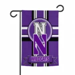 Northwestern Wildcats Garden Flag Custom Circle Medallion Purple Best Selling