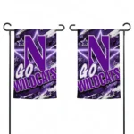 Northwestern Wildcats Garden Flag Customized Glowing Star Purple Best Selling