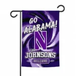 Northwestern Wildcats Garden Flag Customized Swirl Vortex Purple Best Selling