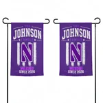 Northwestern Wildcats Garden Flag Personalized Distressed Stripes Purple Best Selling
