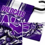 Northwestern Wildcats Garden Flag Personalized Laurel Wreath Purple Best Selling