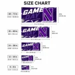 Northwestern Wildcats House Flag Customized Action Streaks Purple Best Selling