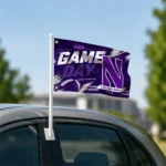 Northwestern Wildcats House Flag Customized Action Streaks Purple Best Selling