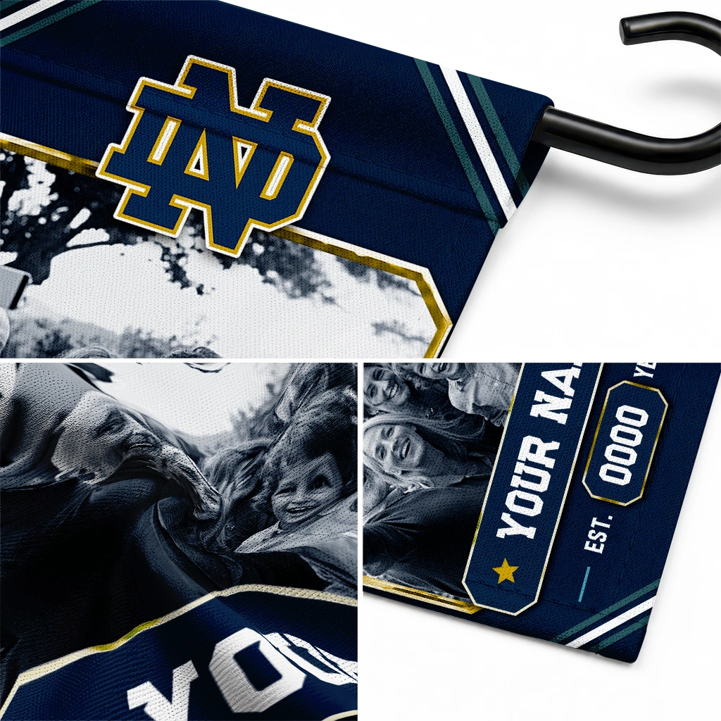 notre-dame-fighting-irish-garden-flag-custom-photo-frame-navy-latest-model.webp
