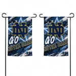 Notre Dame Fighting Irish Garden Flag Personalized Glowing Star Navy Best Selling
