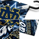 Notre Dame Fighting Irish Garden Flag Personalized Glowing Star Navy Best Selling