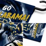 Notre Dame Fighting Irish Garden Flag Personalized Swirl Vortex Navy Best Selling