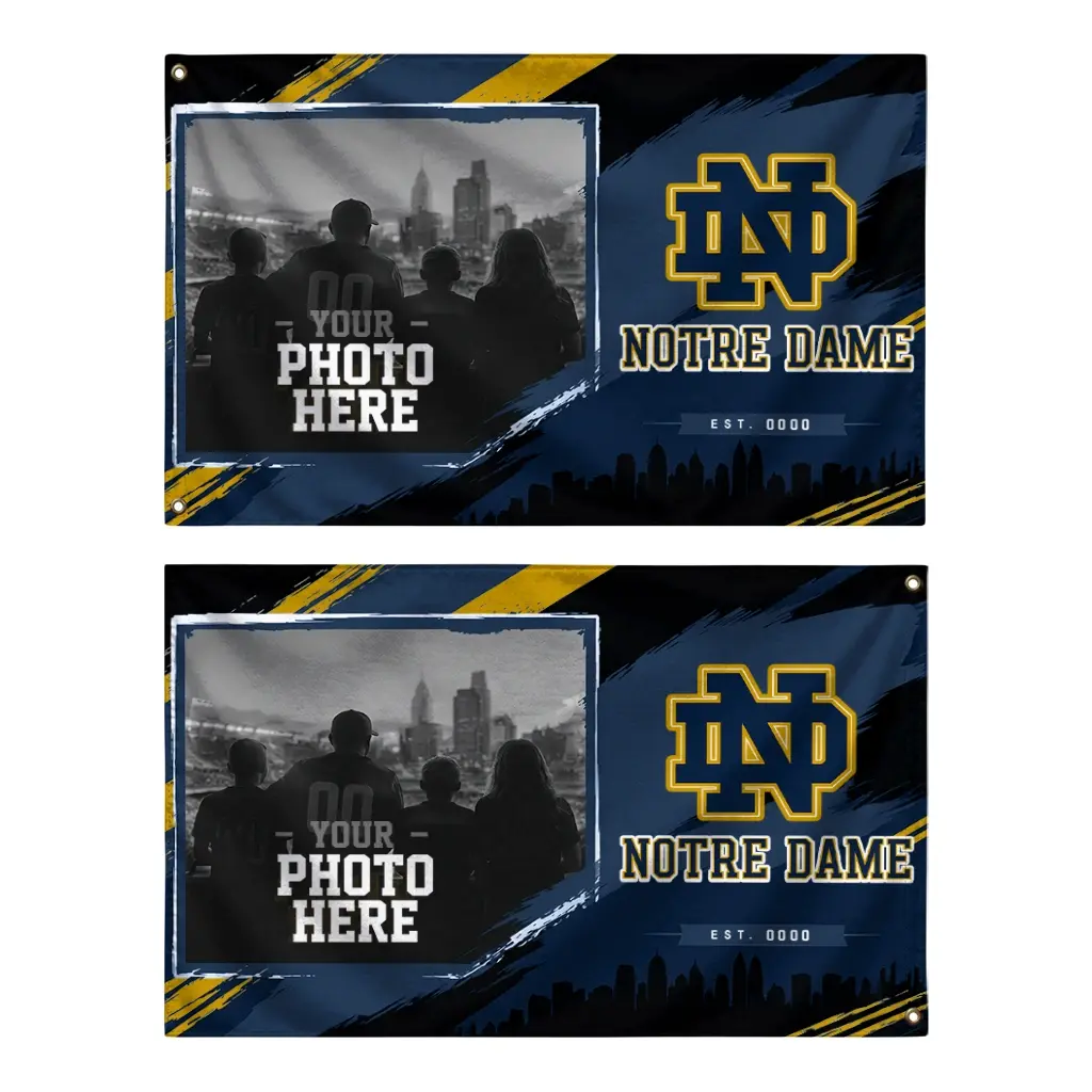 Notre Dame Fighting Irish House Flag Custom Framed Photo Navy Black Fashion Forward Notre Dame Fighting Irish House Flag Custom Framed Photo Navy Black Fashion Forward