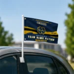 Notre Dame Fighting Irish House Flag Customized Brushed Streaks Navy Best Selling