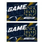 Notre Dame Fighting Irish House Flag Personalized Action Streaks Navy Best Selling