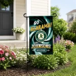 Oakland Athletics Garden Flag Customized Swirl Vortex Green Best Selling