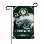 Oakland Athletics Garden Flag - Personalized Photo Frame Green
