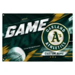 Oakland Athletics House Flag Custom Tech Panels Green Best Selling
