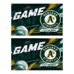 Oakland Athletics House Flag Custom Tech Panels Green Best Selling