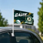Oakland Athletics House Flag Custom Tech Panels Green Best Selling