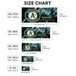 Oakland Athletics House Flag Customized Diagonal Stripes Green Best Selling