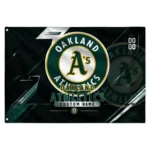 Oakland Athletics House Flag Personalized Speed Slashes Green Best Selling