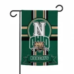 Ohio Bobcats Garden Flag Custom Circle Medallion Green Best Selling