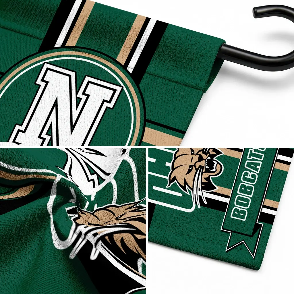 Ohio Bobcats Garden Flag Custom Circle Medallion Green Latest Model Ohio Bobcats Garden Flag Custom Circle Medallion Green Latest Model