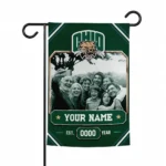 Ohio Bobcats Garden Flag Personalized Photo Frame Green Best Selling