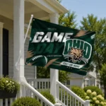 Ohio Bobcats House Flag Customized Action Streaks Green Best Selling