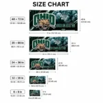 Ohio Bobcats House Flag Customized Diagonal Stripes Green Best Selling
