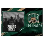Ohio Bobcats House Flag Personalized Framed Photo Green Black Best Selling