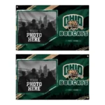 Ohio Bobcats House Flag Personalized Framed Photo Green Black Best Selling