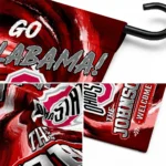Ohio State Buckeyes Garden Flag Custom Swirl Vortex Scarlet Best Selling