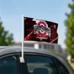 Ohio State Buckeyes House Flag Customized Speed Slashes Scarlet Best Selling