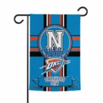 Oklahoma City Thunder Garden Flag Custom Circle Medallion Blue Best Selling