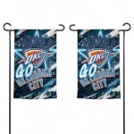 Oklahoma City Thunder Garden Flag Customized Glowing Star Blue Best Selling
