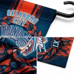 Oklahoma City Thunder Garden Flag Personalized Laurel Wreath Blue Best Selling